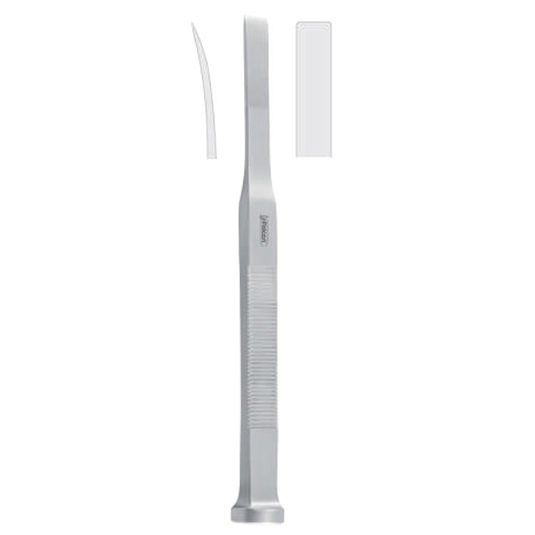 Osteotome multipurpose Tessier curved 5mm, 165mm 