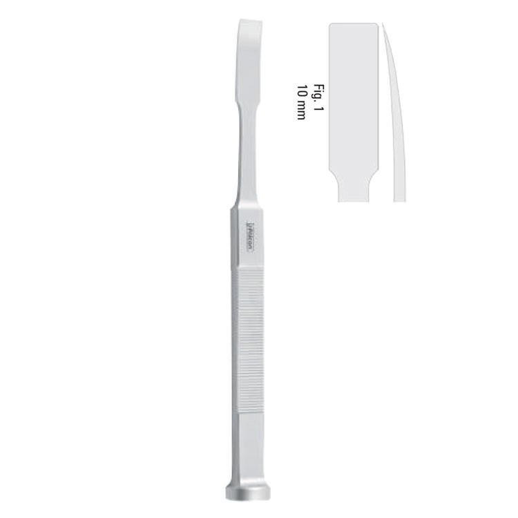 Osteotome ramus Tessier less-curved 10mm, 180mm