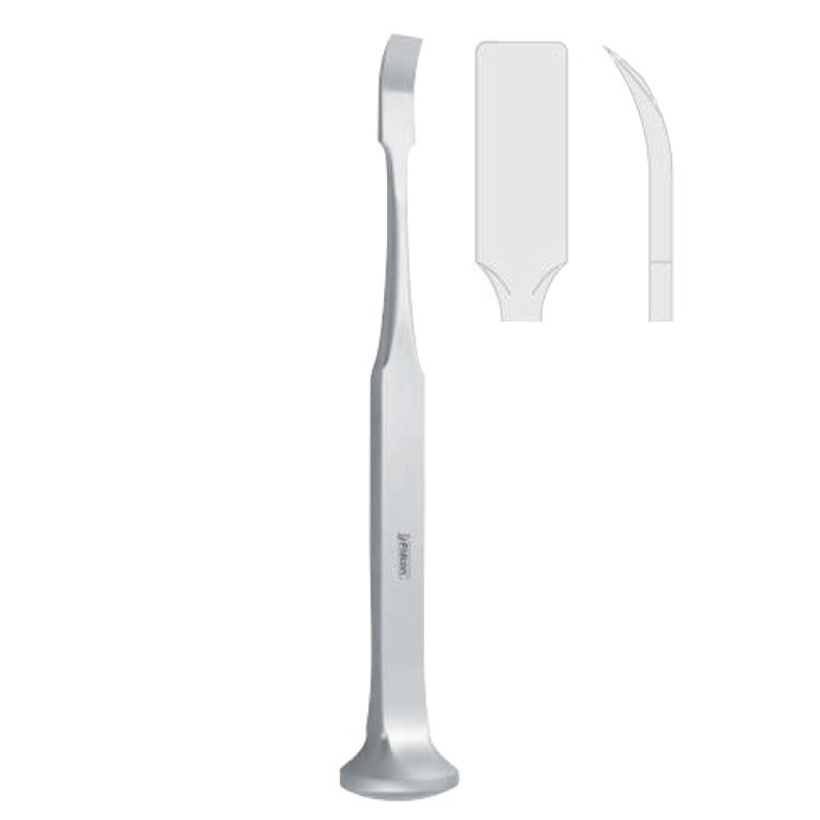 Osteotome pterygomaxillary Tessier-kawamoto curved 9mm, 180mm