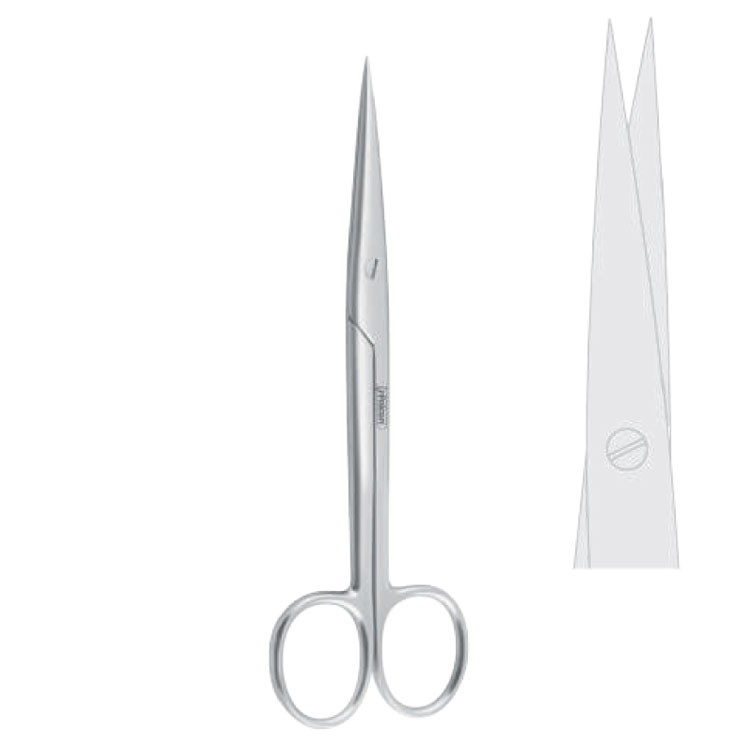 Scissors dissecting Tessier sharp/sharp straight 150mm 