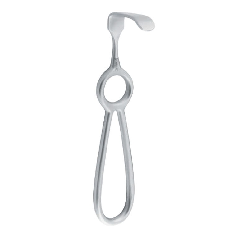 Retractor soft tissue Herkt 28x7mm, 140mm