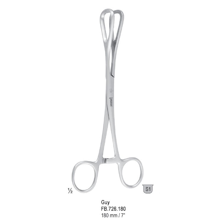 Tongue forceps Guy 180mm
