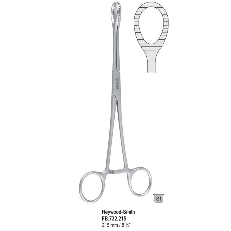 Forceps organ grasping Heywood-Smith 215mm