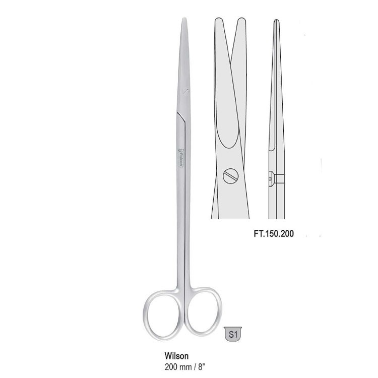 Scissors tonsil Wilson straight 200mm