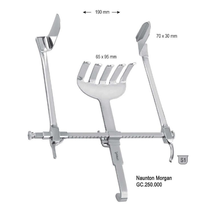 Retractor SR proctology Naunton Morgan set