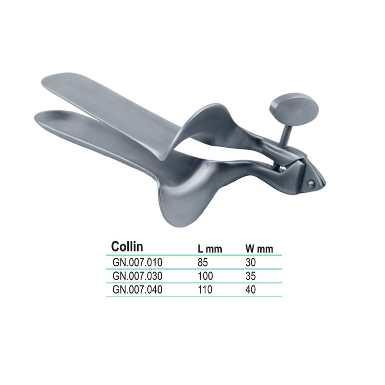 Specula vaginal Collin 85x30mm