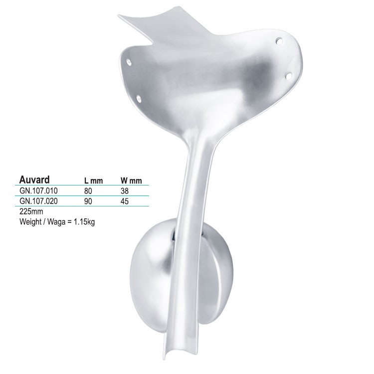 Specula vaginal Auvard removable weight 75x38mm