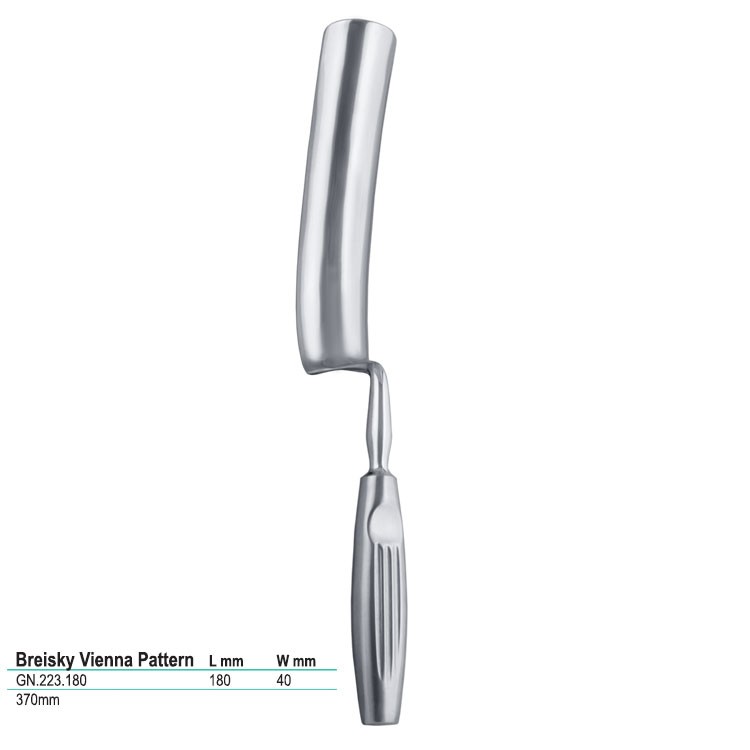Specula vaginal Breisky (Vienna Patt) 180x40mm, 370mm