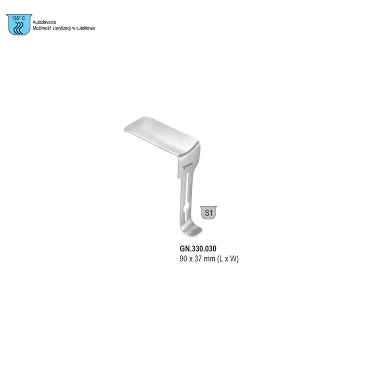 Retractor SR vaginal O'Sullivan-O'Connor spare blade 90x37mm