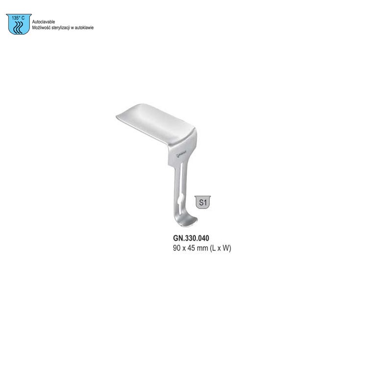 Retractor SR vaginal O'Sullivan-O'Connor spare blade 90x45mm
