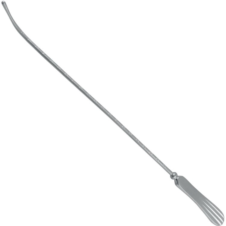 Sound uterine Sims graduated in cm rigid SS