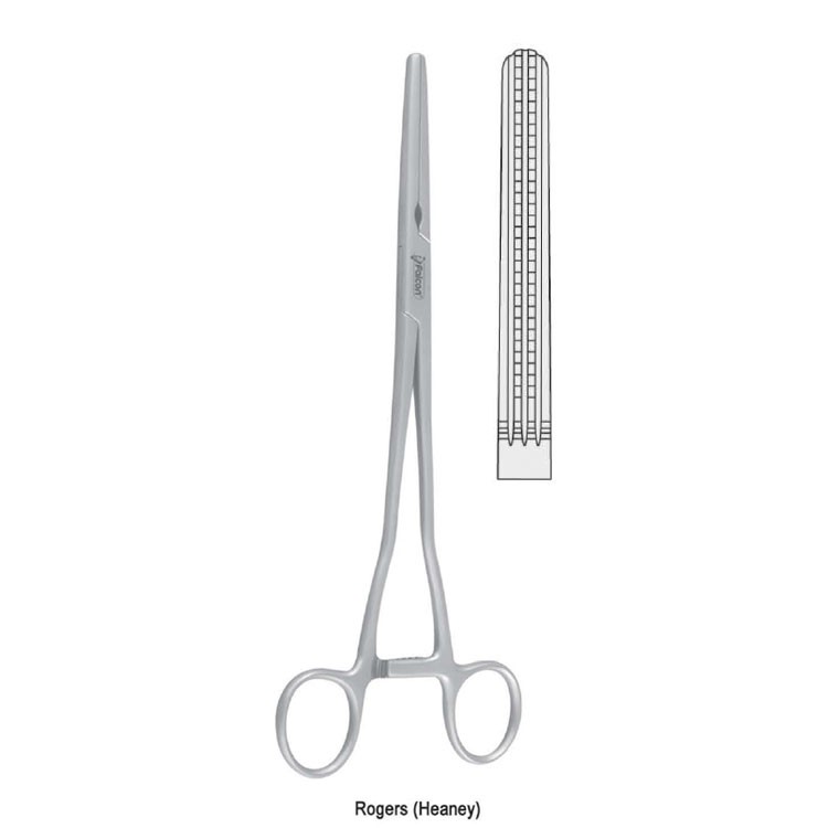 Forceps hysterectomy Rogers (Heaney) atraumatic 215mm fig. 1