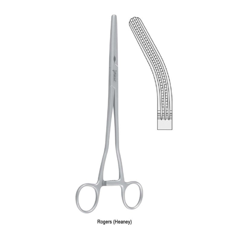 Forceps hysterectomy Rogers (Heaney) atraumatic 210mm, fig. 2