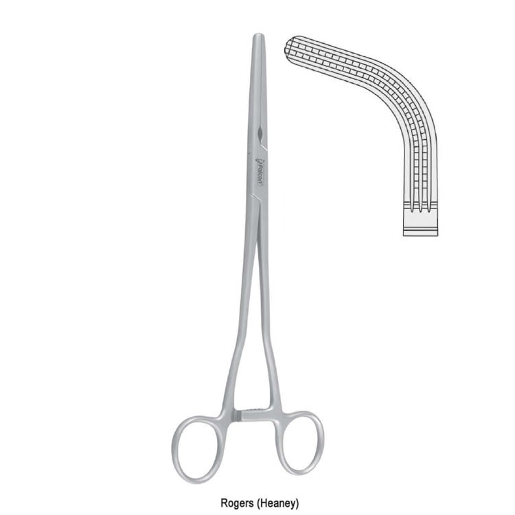Forceps hysterectomy Rogers (Heaney) atraumatic 200mm, fig. 4