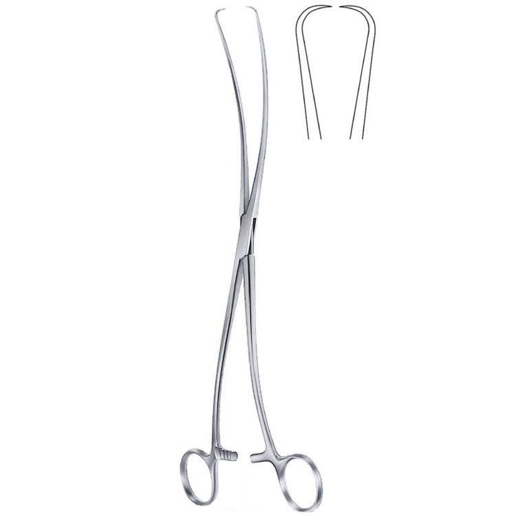 Forceps teneculum Duplay 1x1th S-Shape 280mm