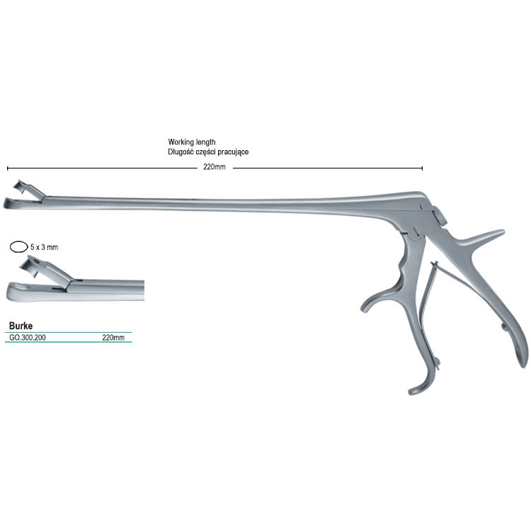 Forceps biopsy Burke 200mm shaft