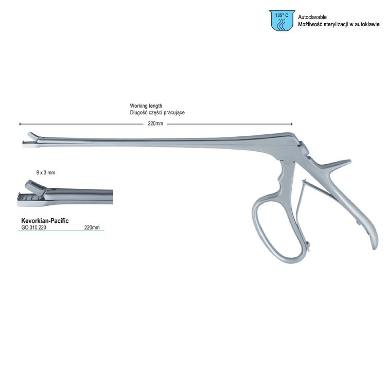 Forceps biopsy Kevorkian-Pacific 220mm shaft