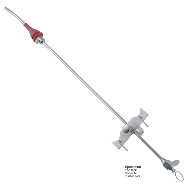 Cannula intra-uterine Spackmann with silicone cone 360mm
