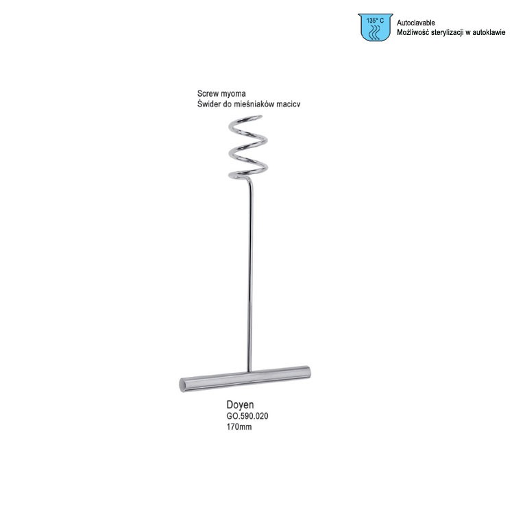 Screw myoma Doyen T-Handle 150mm