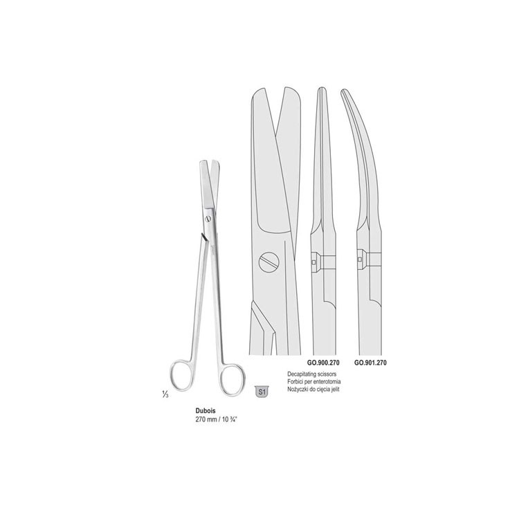 Scissors decapitating Dubois str. 270mm