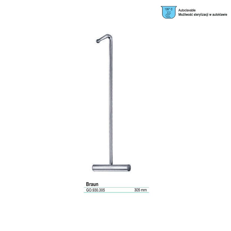 Hook decapitating Braun 305mm