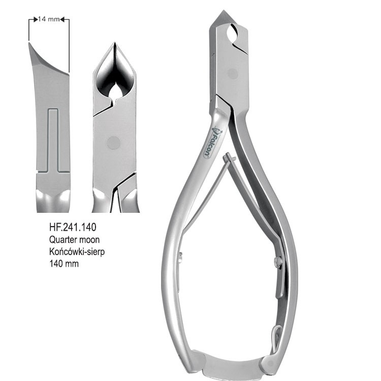 Professional-Line Pedicure Nail Nipper Quarter moon  with lock 140mm