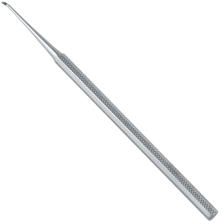 Nail excavator angled