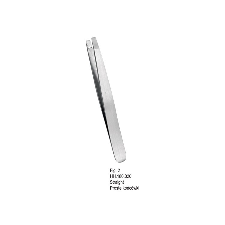 Professional Line tweezers Falcon Plain straight point fig. 2
