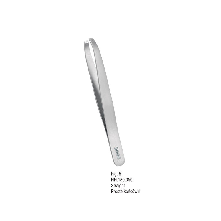 Professional Line tweezers Falcon Plain bent fig. 5