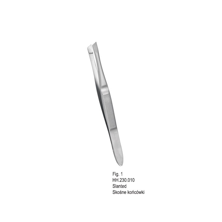 Tweezers Falcon slanted tips 90mm
