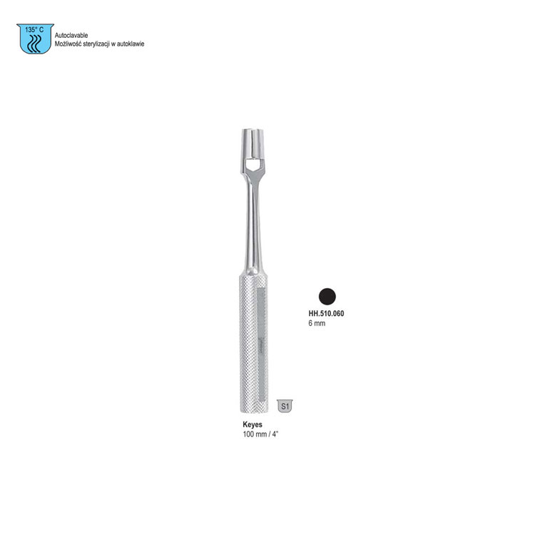Dermal punch Keyes ø 6mm, 100mm