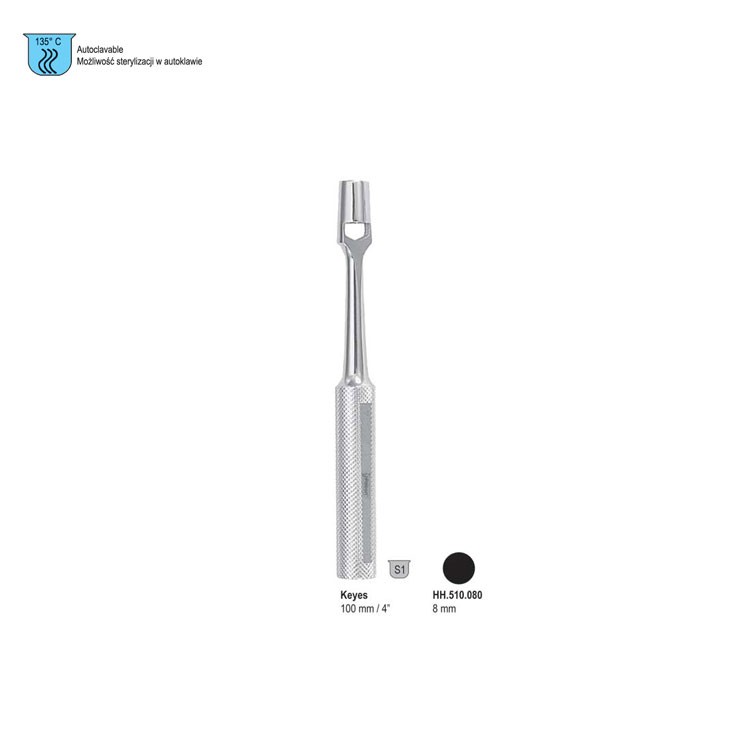 Dermal punch Keyes ø 8mm, 100mm