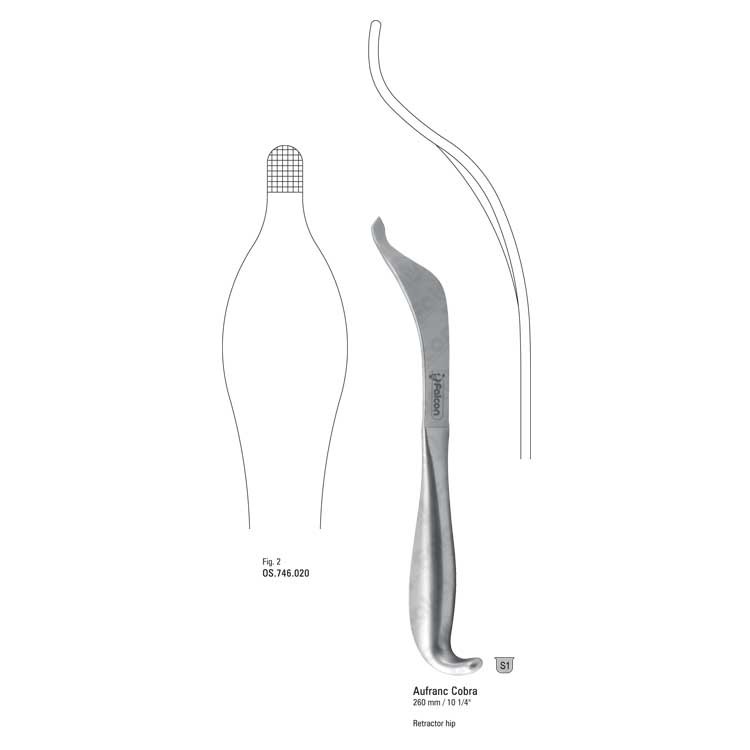 Retractor hip Aufranc Cobra 32x260mm, fig.2