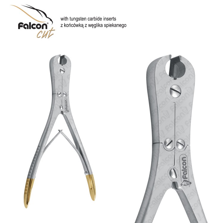 Falcon-Cut wire cutter Dual-Cut x-action 180mm TC
