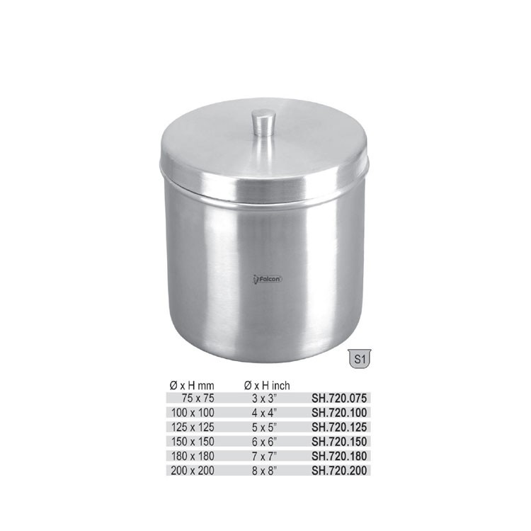 Cotton container ø 200mm x 200 mm