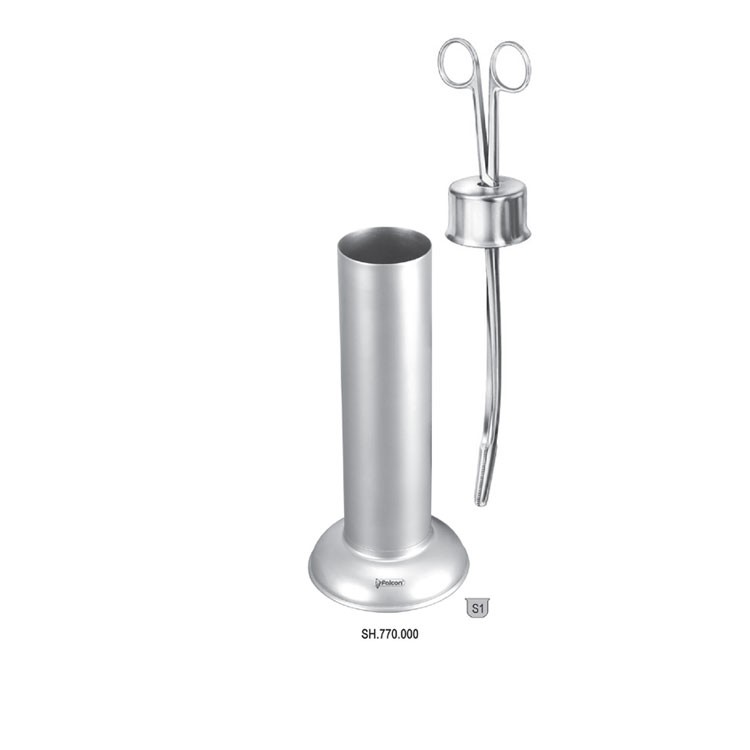 Forceps jar with forceps