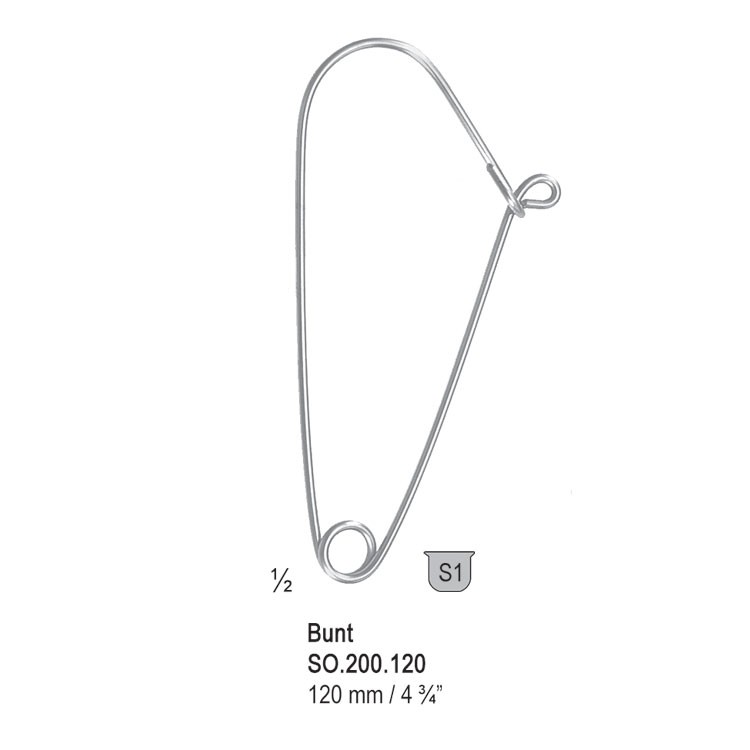 Safety pin for instruments Bunt 120mm