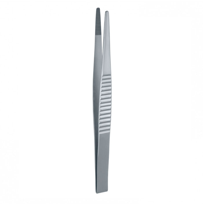 Forceps dissecting TOE (English pattern) serrated 250mm