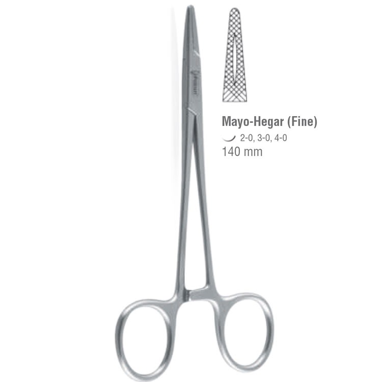 Needle holder Mayo-Hegar fine 140mm