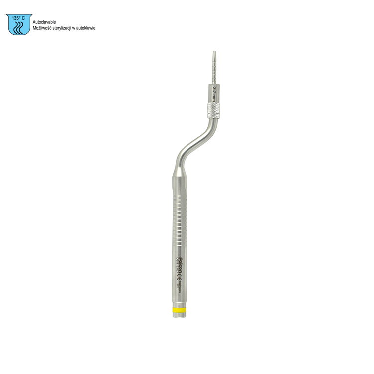 Ergo-Form Osteotome Palti tapered with stop concave bayonet 2.7mm (Yellow)