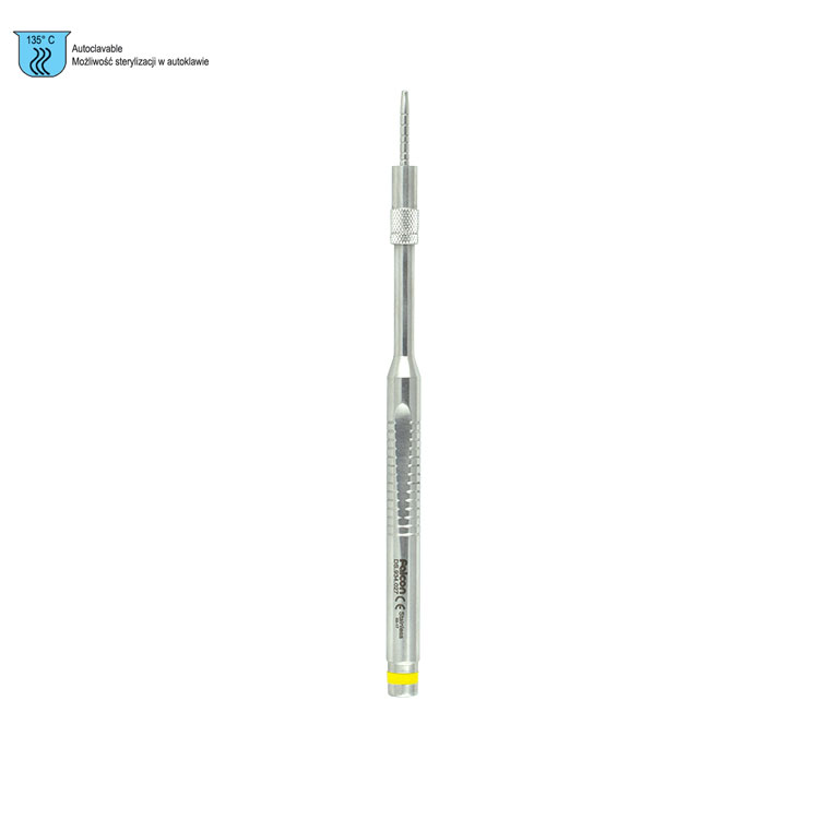 Ergo-Form Osteotome Palti tapered with stop convex straight 2.7mm (Yellow)