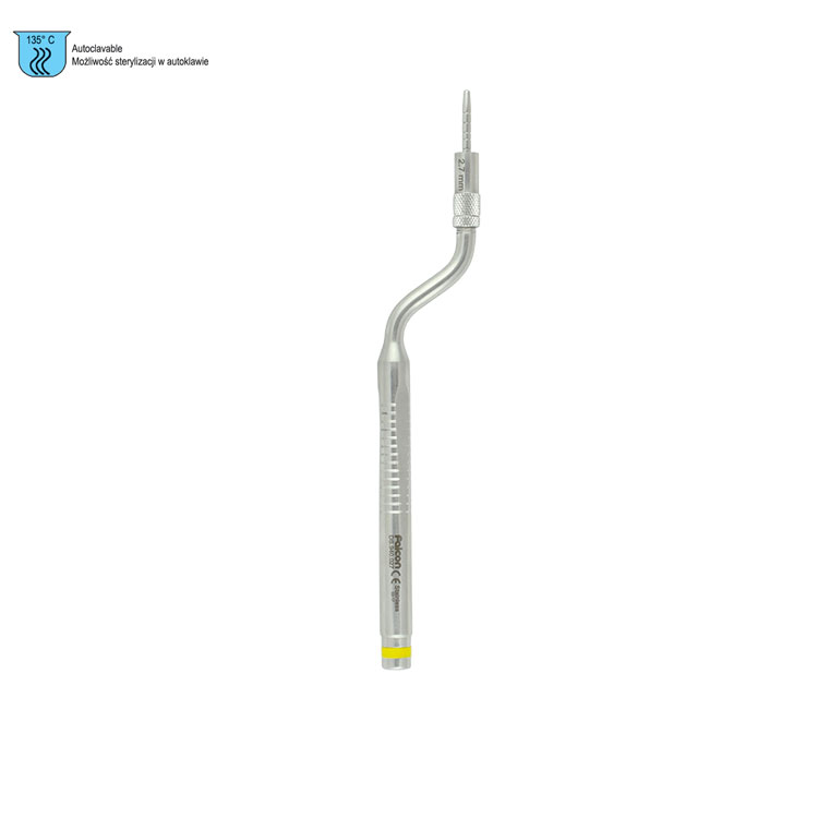Ergo-Form Osteotome Palti tapered with stop convex bayonet 2.7mm (Yellow)