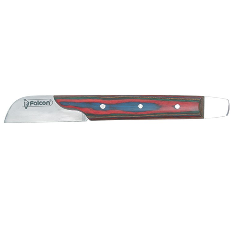 Plaster knife de fig. 1 180mm color plywood handle