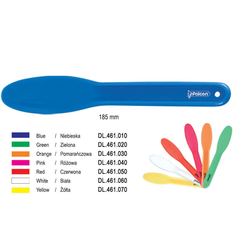Alginate spatula plastic blue