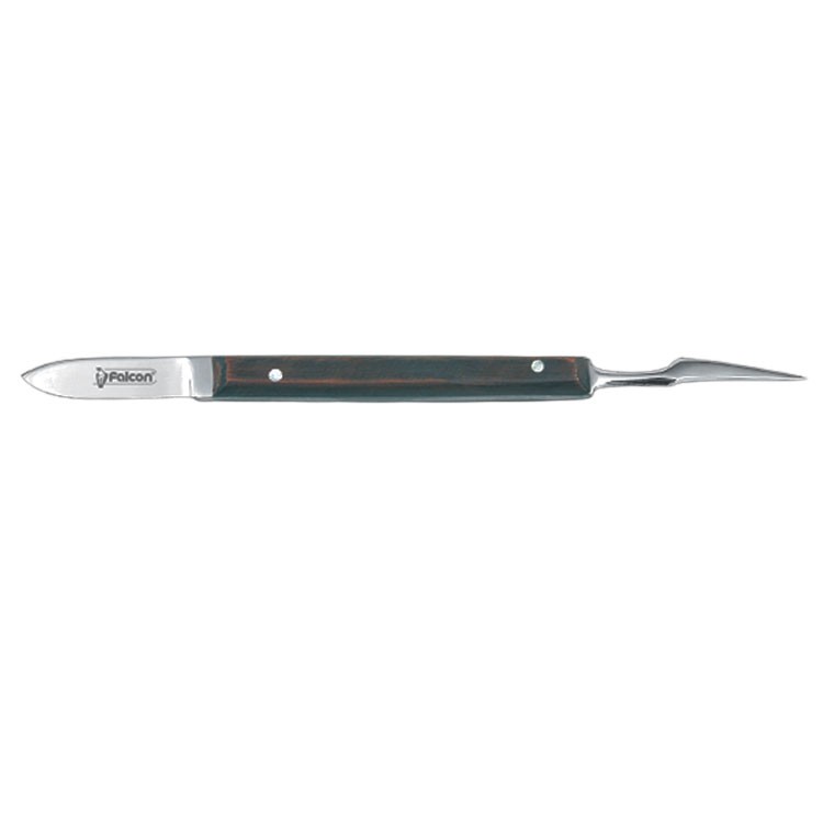 Wax knife Ermert with wooden handle 130mm