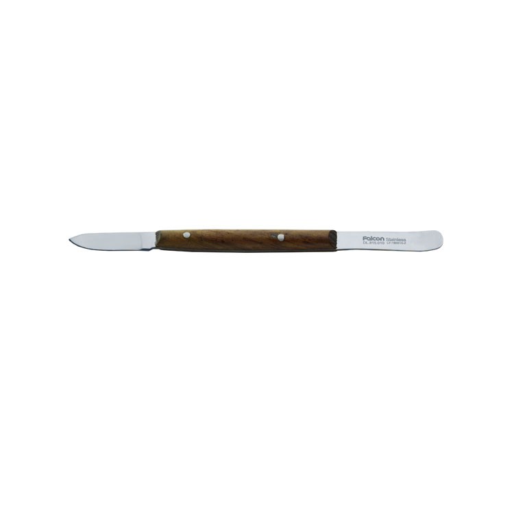 Wax knife Fahnenstock small with wooden handle 130mm