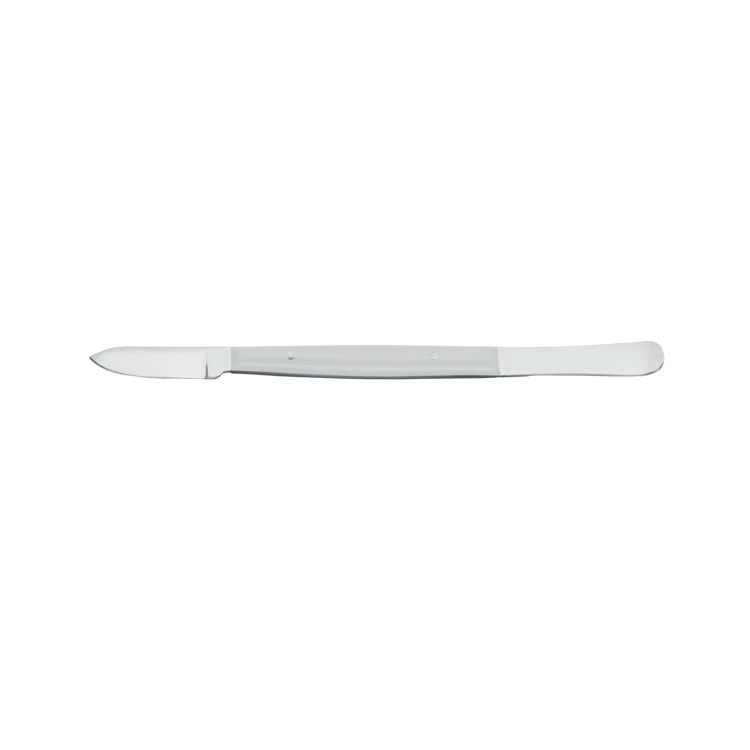 Wax knife Fahnenstock small plastic handle 130mm white