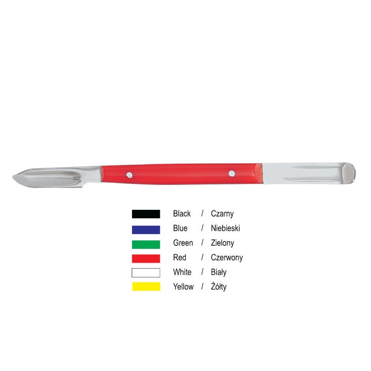 Wax knife Lessmann small plastic handle 130mm black