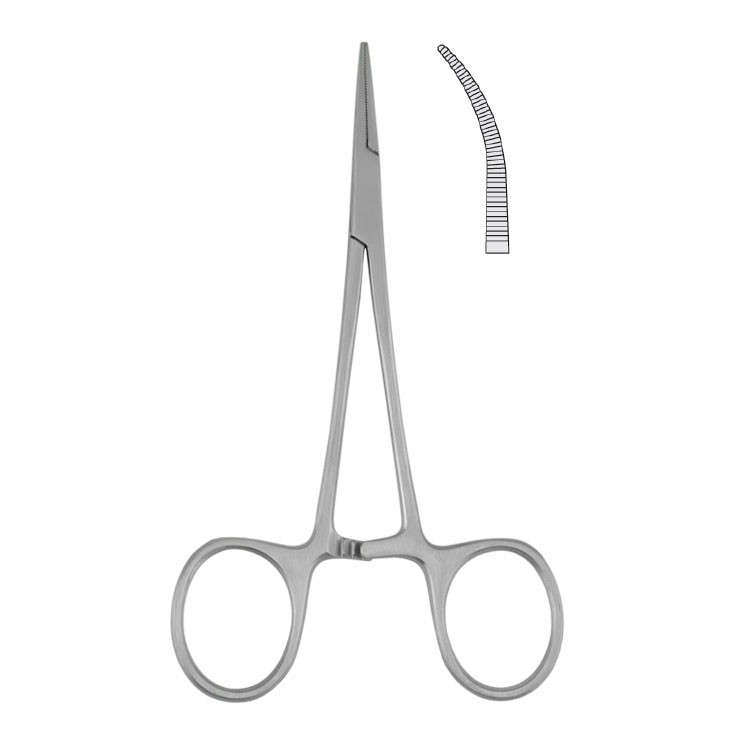 Forceps artery Micro Halsted Mosquito curved 125mm