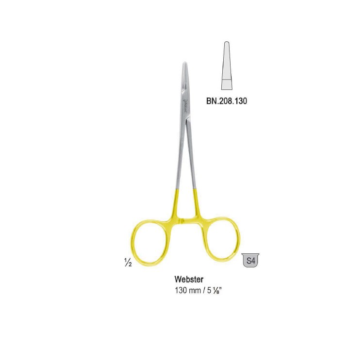 Falcon-Grip Needle holder Webster 130mm TC smooth